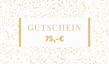 75,- € Gutschein - Schöne Dinge für Eure Lieblinge - online Versand